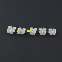 Orthodontic Bracket Ceramic Metal Slot Aesthetic Braces Roth 018 022 3M Clarity