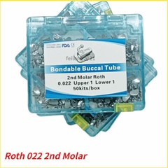 Dental Orthodontic Buccal Tube 1st 2nd Molar Tube Roth MBT 022/018 FDA CE