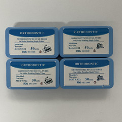 50Set Dental Orthodontic Buccal Tubes 1st 2nd Molar Roth/MBT 022 Bondable U1/L1