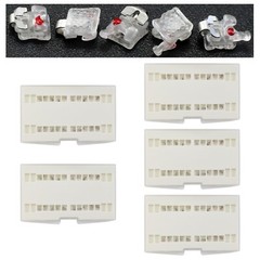 Orthodontic Bracket Self Ligating Ceramic Clear Aesthetic Interactive Roth 0.022