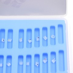 Dental Orthodontic Ceramic Monocrystalline Sapphire Bracket Roth MBT 022 Hook