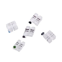 AZDENT Dental Orthodontic Sapphire Ceramic Brackets Braces Roth.022 Hooks 345 US