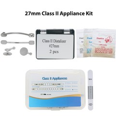 Dental Orthodontic Class II Appliance Kit Distalizer Corrector Bondable Rubber