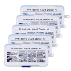 5Pks Dental Mini Orthodontic Bracket Tube Wire Bite Turbo Injection Mould Kits