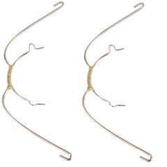 2x Dental Orthodontic Extraoral Face Bow with Cuspid Hook 83mm type