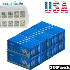 Dental Orthodontic MIM Mesh Base Metal MINI Brackets Braces MBT/ROTH 022 30packs