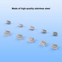 AZDENT Dental Orthodontic Crimpable Stops stainless steel Crimpable Mini /Split