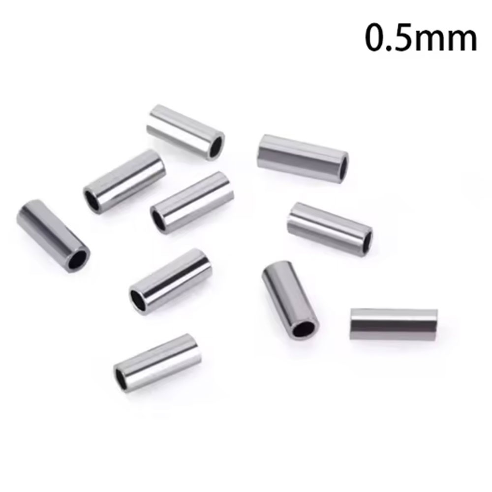 Dental Ortho Crimpable Mini Stops 0.8/0.5mm Crimpable Hooks Round Wires 10pcs/pc