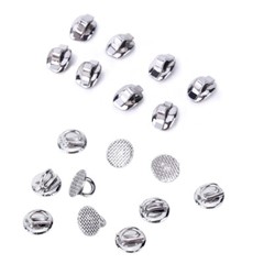 27 Options Dental Orthodontic Bondable Lingual Buttons Round/Rectangular Base