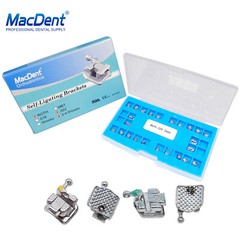 Dental Orthodontic Self-Ligating Brackets Braces Roth 022 Hooks 345&4Buccal Tube