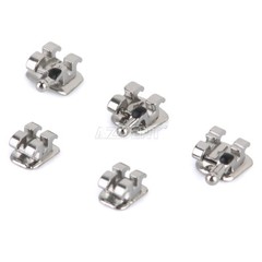 10 X Dental Orthodontic Bracket Braces Metal Mini MBT Slot.018 Hooks 3 AZDENT