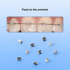 AZDENT Dental Orthodontic Crimpable Stops stainless steel Crimpable Mini /Split