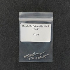 10Pcs/pack Dental Orthodontic Bondable Sliding Crimpable Hook Long Curved