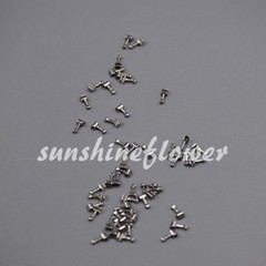Dental Universal Orthodontic Crimpable Hook Stainless Steel Middle Type 100 Pcs