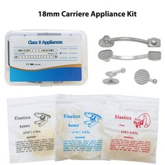 Dental Orthodontic Metal Class II Distalizer Appliance Kit with Corrector Button