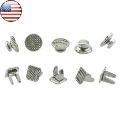 US 100Pcs Dental Orth Bite Turbos Openner Tongue Tamers Hinge Lingual Button