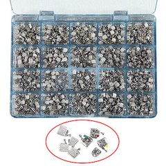 50 Sets Dental Orthodontics Monoblock Brackets Metal MINI Roth.022 345 Hooks