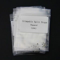 100 Pcs Dental Orthodontic Crimpable Hooks Stops Metal Stop for Arch Wire