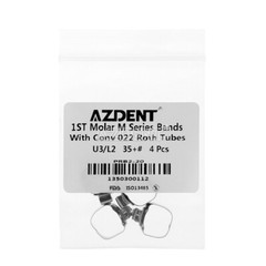 Brackets Ortodoncia Banda Tubo Bucal 1er Molar MBT/Roth .022 Convertible/No Conv