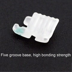 Dental Orthodontic Ceramic Brackets Clear Sapphire Aesthetic Roth MBT 022
