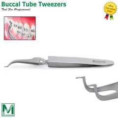 Orthodontic Buccal Tube Tweezer – Slim Tip Bracket Holder for Precise Bonding