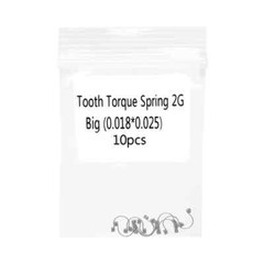 10Pcs/Bag Dental Orthodontic Anterior Teeth Torque Wire Spring Rectangular