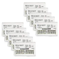 5 Packs Dental Orthodontic Metal Bracket Brace Mini MBT 022 3 Hook 20PCS/Pack