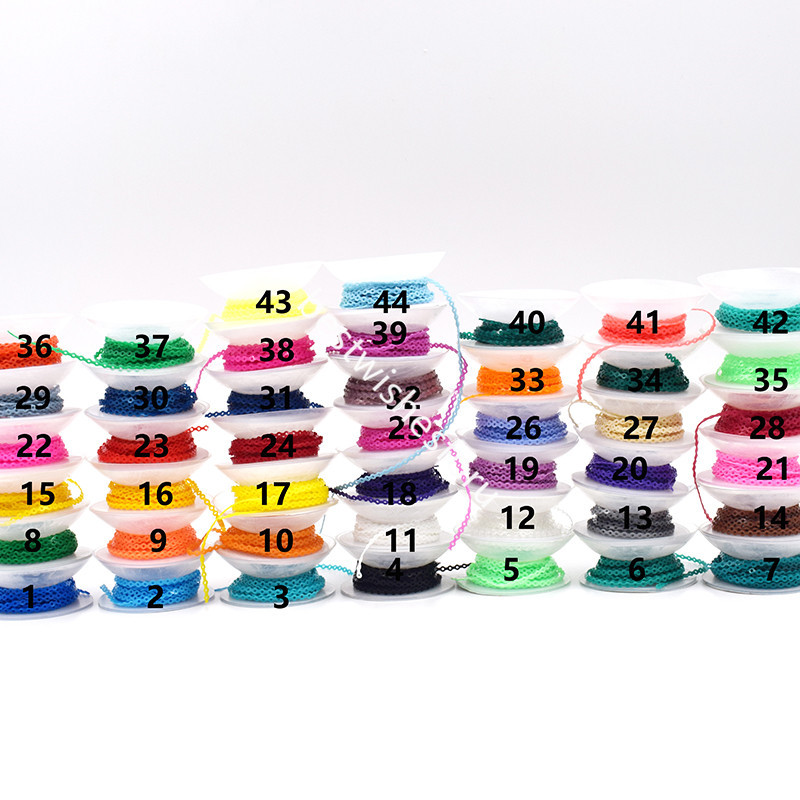 1 Roll Long Size Colorful Dental Orthodontic Elastic Power Chain Rubber Bands