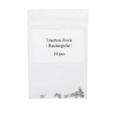 10 Pcs Dental Orthodontic bondable Traction Hook Rectangular Base/ Caplin Hooks