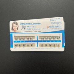 5 Sets Dental Orthodontic Metal Brackets Mini MBT 022 345 hooks Mesh Base