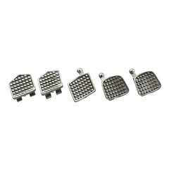 10Sets Dental Orthodontic Brackets Metal Braces OC MIM Mini MBT 022 Hooks 3 4 5