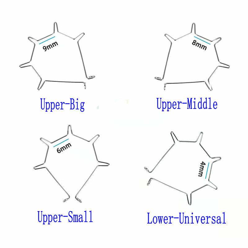 5Pcs Dental Orthodontic Anterior Root Torquing Auxiliary Arch Big Middle Small