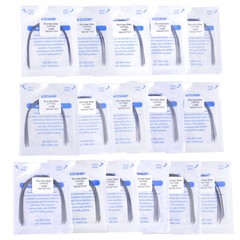 10XAZDENT Dental Orthodontic Arch Wires Rectangular Stainless Steel Natural Form