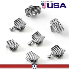 5 Sets Dental Ortho MIM Self Ligating Brackets Mini Roth.022 Hooks 345 1st Molar