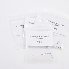 10 Pcs/Pack Dental Orthodontic Bondable Crimpable Mini Stops 0.5/0.8mm For Arch