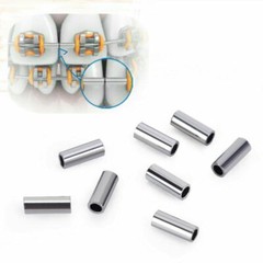 Dental Orthodontic Crimpable Mini Stops Large 0.8mm for Round Arch Wire 10Pc/Bag