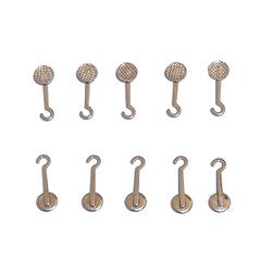 20Pcs Dental Long Hooks Implants Archwire Orthodontic Bonding Left+Right Lingual