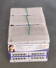 10 Sets Dental Orthodontic Metal Brackets MIM Monoblock Mini Roth 022 no hooks