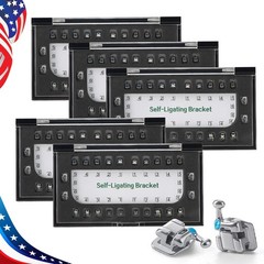 Dental Orthodontic Bracketo Autoenganchado Monoblock Mini MBT 022 Hooks 345
