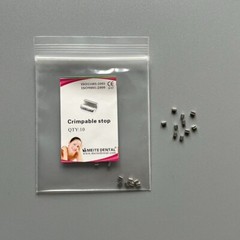 50 Pcs Dental Orthodontic Crimpable Hook Stop Stainless Steel 5 Bags