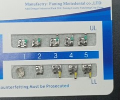 50Set Dental Orthodontic MIM Monoblock Brackets Mini Roth/MBT/Edgewise 022 345