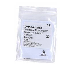 20Packs Dental Orthodontics Weldable Buccal Tubes Roth 0.022” Conv U3 L2 4/pack