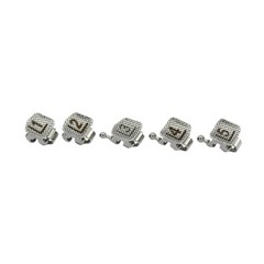 Self Ligating Empower Brackets Metal DAMON Q Clear Ceramic Braces MBT Roth 022