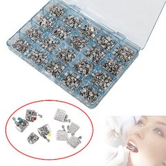 50 Sets Dental Orthodontics Monoblock Brackets Metal MINI Roth.022 345 Hooks