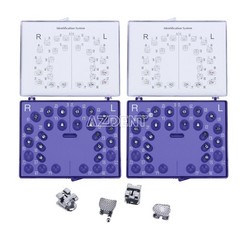 AZDENT Dental Orthodontic Self-Ligating Brackets Brace MBT Roth 0.022 Hooks/Tool
