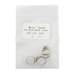 10 Bags Dental Ortho 1st Molar Prewelded Buccal Tube Bands Roth 018 29 to 43+