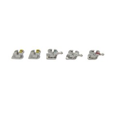 Dental Orthodontic Brackets Metal Roth MBT 018 022 345 Hook Mini Braces MIM Twin