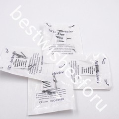 0.010 Inch Medium Force Dental Orthodontic Niti Closed Coil Spring Bracket Wires