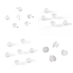 Dental Orthodontic Clear Ceramic Lingual Button Bondable Round /Rectangular