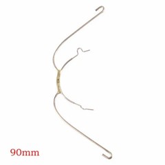 Dental Orthodontic Stainless Steel Hook 6 Sizes Extraoral Face Bow With Cuspid